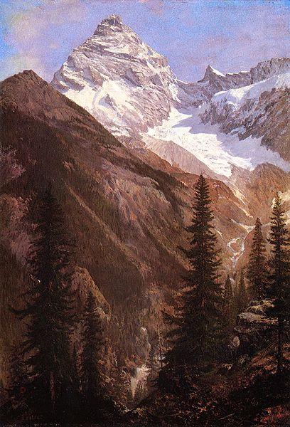 Canadian_Rockies_Asulkan_Glacier, Albert Bierstadt